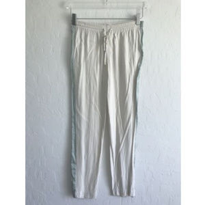 Rebecca Taylor | Cream + Green Pants